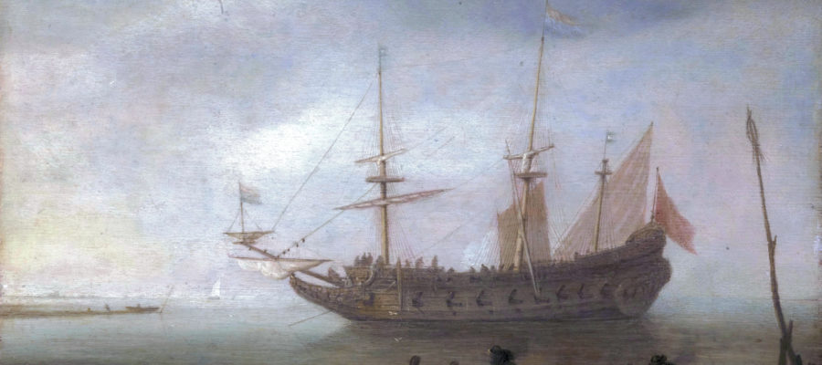 Hans Goderis - Dutch ship at anker, from 1622 until 1638